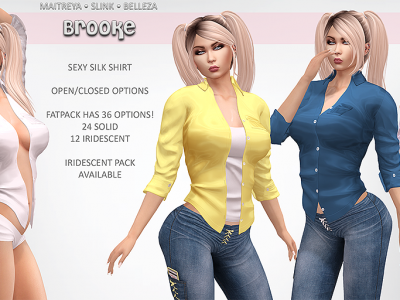 NEW RELEASE :: BROOKE SILK SHIRT